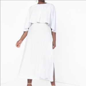 Cape Midi Dress